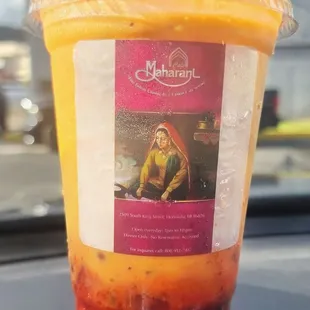 Mango falooda to go! So good!