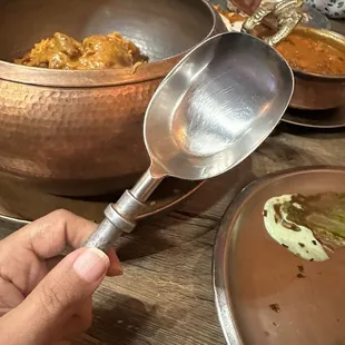 Scoop as biryani serving spoon