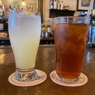 Start of a great lunch with The Lady