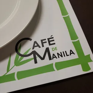 a place setting for a meal