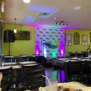 the interior of a restaurant