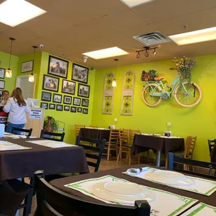 the interior of a restaurant