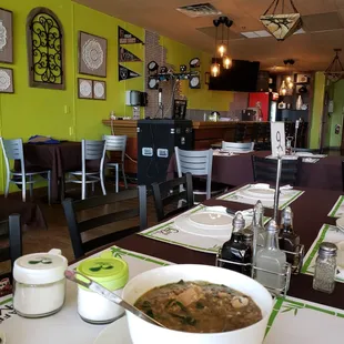 ramen and noodles, interior