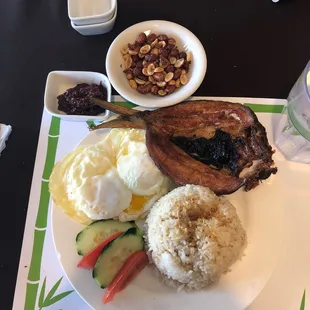 Bangsilog with bagoong at Cafe Manila!