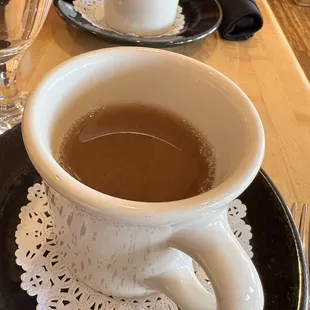 Delicious hot apple cider