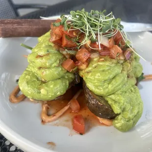 Guacamole Potato Skins