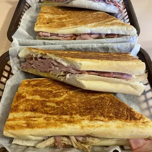 We ordered the king size Cuban so we'd have leftovers