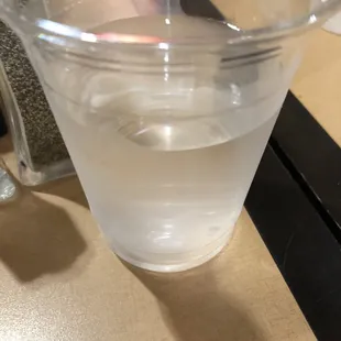 My water I got because I didn't have a server