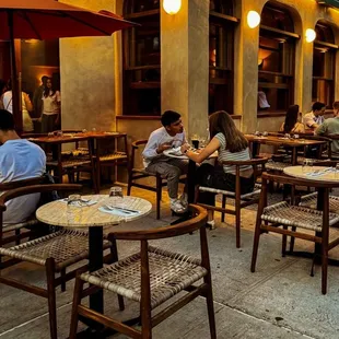 Sidewalk seats