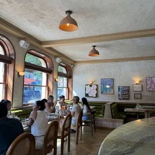 Inside seating
