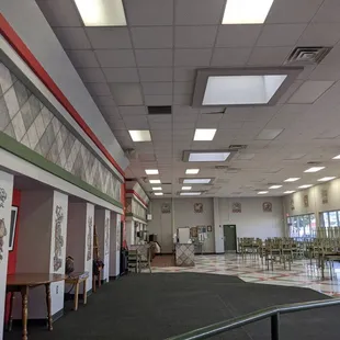 the interior of a restaurant