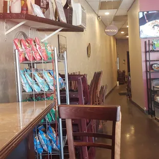 the interior of a restaurant