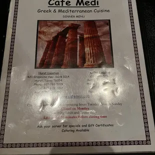 Nice menu
