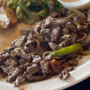 Beef Shawarma Plate (no rice cuz of my keto restrictions)