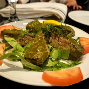 Grape leaves