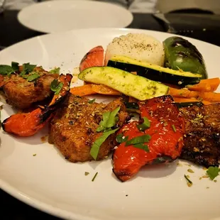 Beef tenderloin kebab