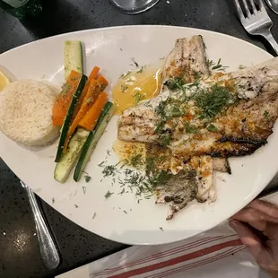 Sea Bass entree