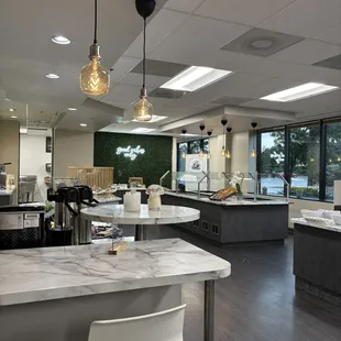 sushi and sashimi, interior