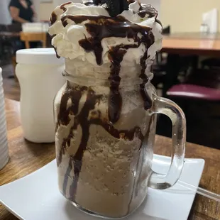 Oreo Iced coffee (yummy)