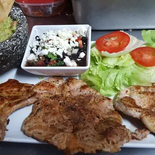 Platillo 3 chuletas
