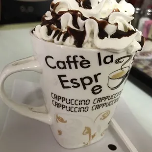 Café capuchino.