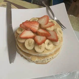 Pancakes con fruta
