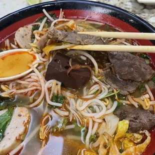 Spicy beef pho