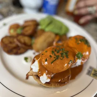Eggs Benedict with Salmon Brunch