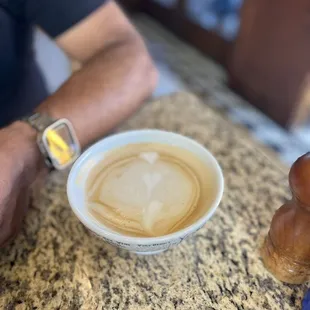 Hazelnut latte