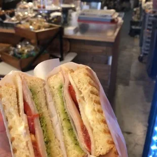 Pesto Turkey Panini