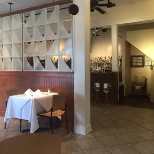 the interior of a restaurant
