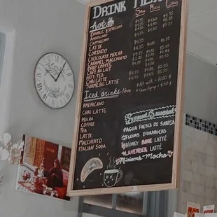 Drink Menu