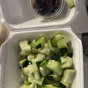 Side Cucumbers / Side Olives