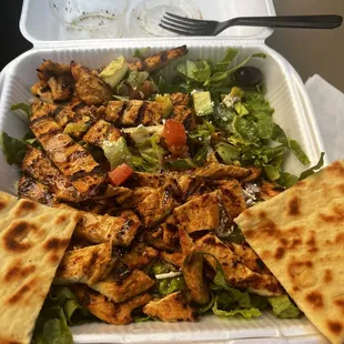 Green chicken salad. My favorite