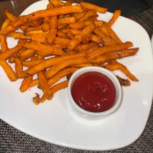 Side of sweet potato fries