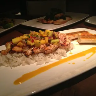 Jerk Shrimp King Crab Risotto