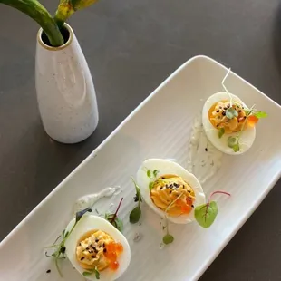 deviled eggs