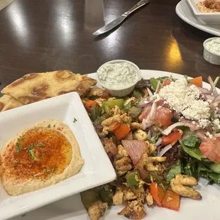 Chicken Souvlaki Plate