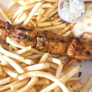 Chicken Kabob Plate