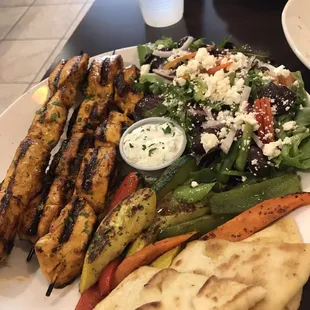 Chicken Kebab Pita Wrap