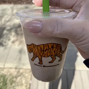 PB mocha frozen latte wow!