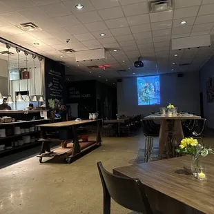 Back part of dining area