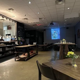 Back part of dining area