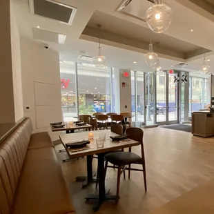 Dining area near front entrance