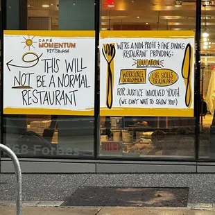 Outside of Cafe Momentum