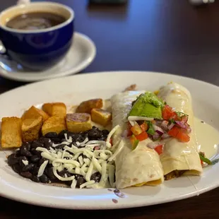 Breakfast enchiladas