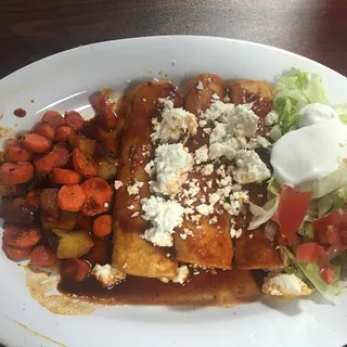 Enchiladas Rojas