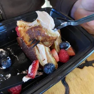 Guava stuffed French toast