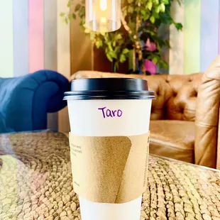 Taro latte