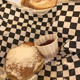 The beignets were superb: warm, light, and airy with a touch of sweet